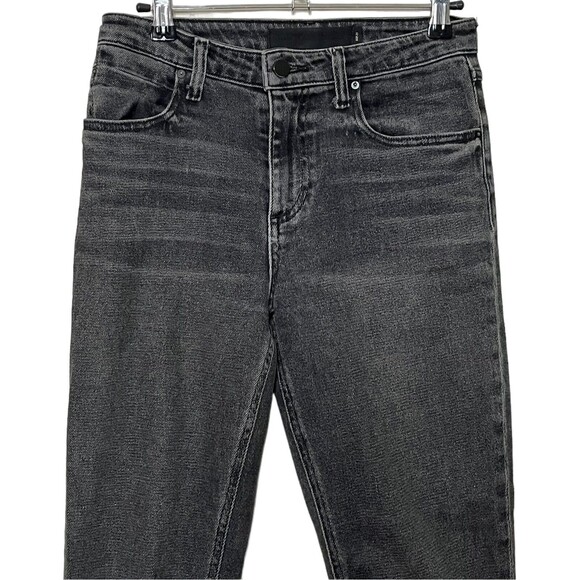 Alexander Wang Grip Skinny Jeans Women’s Size 25 Grey Fade High Rise Stretch - Picture 3 of 13